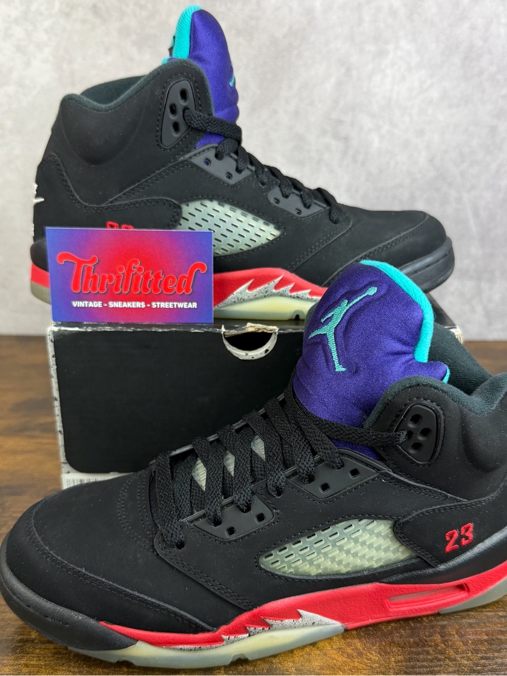 Air Jordan 5 Retro Top 3 Size 6 GS / 7.5W CZ2989-001 Youth Sneakers OG Rare